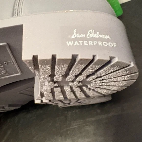 Sam Edelman Waterproof Chelsea Rain Boots – Gray – Women’s 9 BNWT - Picture 5 of 8